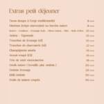 Menu Coco palm Casablanca